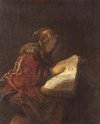 REMBRANDT Harmenszoon van Rijn Rembrandt-s Mother as the Biblical Prophetess Hannab oil painting reproduction